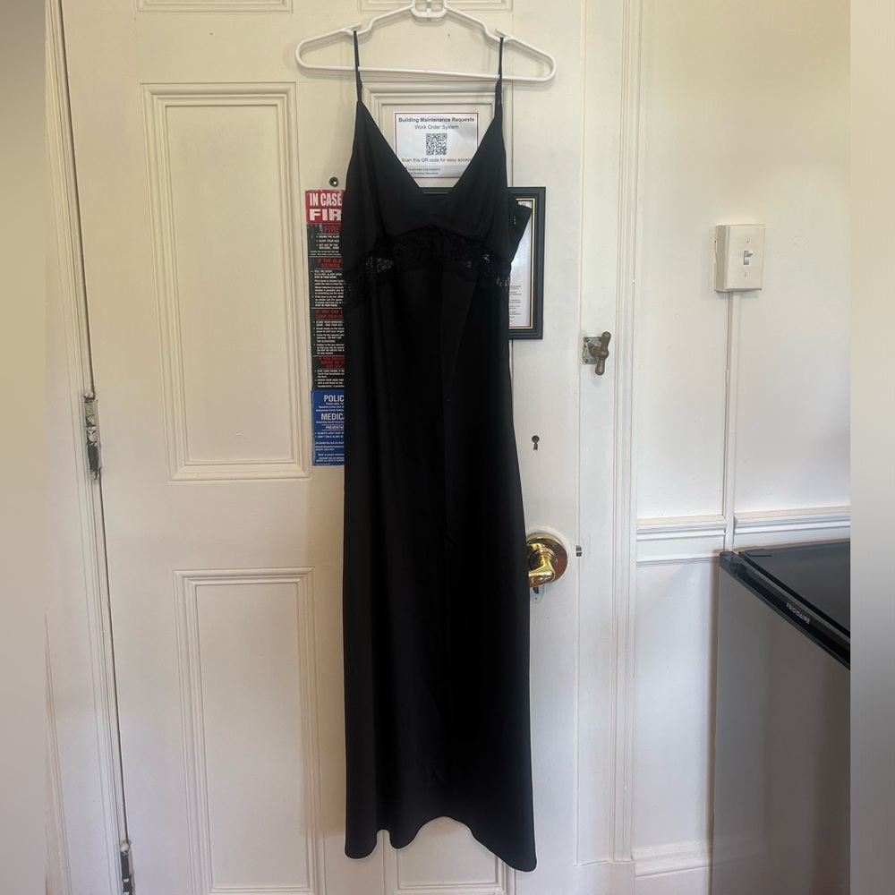 Abercrombie black long dress